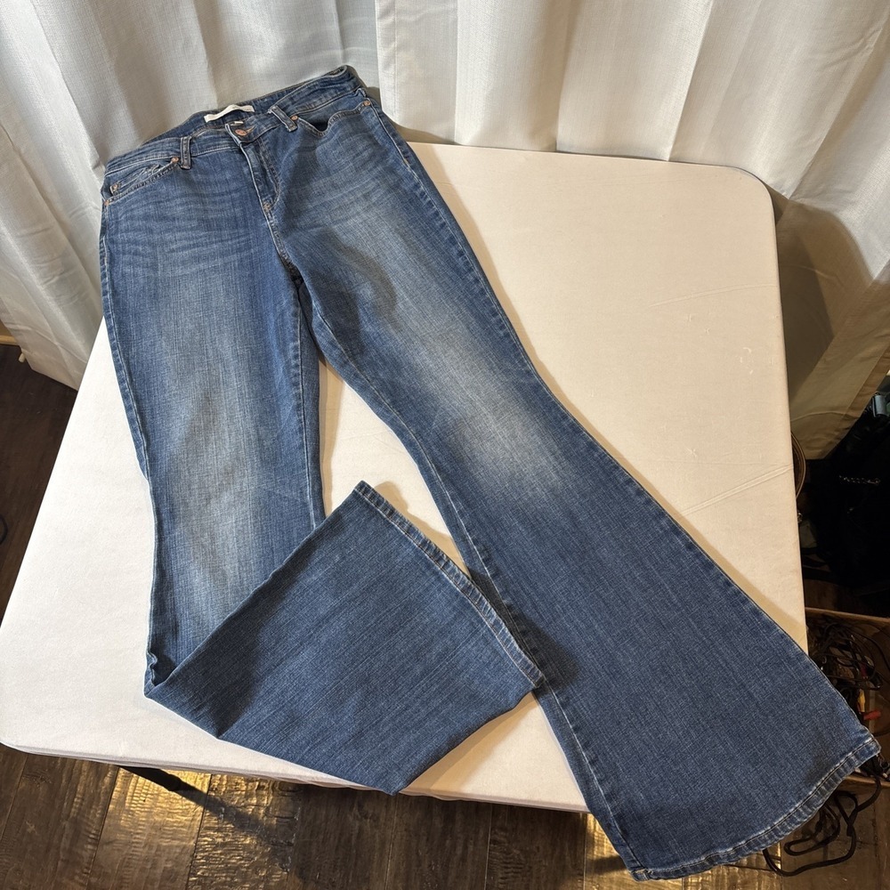 Ella Moss Highrise Flare Women Size 30 Medium Wash Denim Jeans